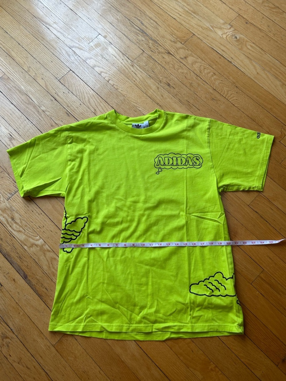 Men’s tees short sleeve adidas Large Light green